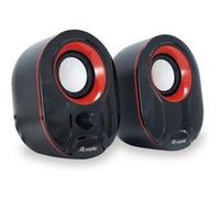 Equip 245332 haut-parleur Noir, Rouge Avec fil 3 W Noir G