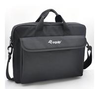 Equip 245411 Sac Messenger 17.3" pour ordinateur portable avec poche avant et sangle épaule noir 460 g