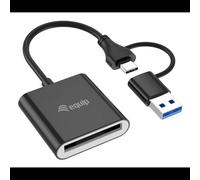Equip 245461 Lecteur CFexpress 2.0 Type B, USB 3.2 Gen 2 Type-C, 900 Mo/s Lecture/Ecriture, Compatible Windows/macOS/Android, Noir