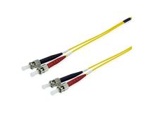 Equip ST/ST 9/125?m 10m ST ST OS2 Yellow Fibre Optic Cable - Fibre Optic Cables