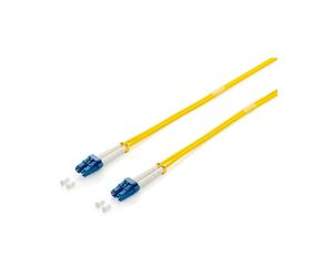 Equip 254435 : Câble Fibre Optique Monomode OS2 5m LC/LC 9/125µm LSZH Jaune, Perte d'Insertion 0.3dB, -20°C à 70°C, REACH/RoHS