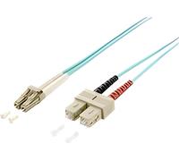 Equip 255317 Equip LWL Patchkabel LC->SC 15.00m Multimode Duplex OM3 turq Polybeutel