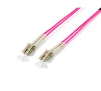 Equip 255517 câble de fibre optique 15 m OM4 LC Violet,Beige - Câbles de fibre optique (15 m, OM4, LC, LC, Male connector / Male connector, Violet,Beige)