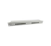 Equip 326317 Baie de Branchements 1U 16 Ports RJ-45 Cat6 Gigabit Ethernet 10/100/1000Base-T(X) Acier Gris 110.5x44.5x483mm RoHS