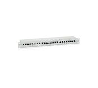 Equip 326324 Panneau de Brassage 24 Ports RJ-45 Cat6, 1U Rackable, Contacts Plaqué Or, Gris, 483x44x109mm, Température Opération -40/80°C