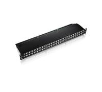 Equip 326448 : Baie de Branchements 1U 48 Ports RJ-45 Cat6 Contacts Or, Montage Rack 1U, Dimensions 44x483x142mm, Noir