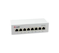 Equip Panneau de brassage blindé 326521 - 8 ports Cat.6A Métal Gris Clair