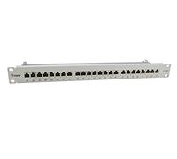Equip 326525 24-Port Cat.6A Shielded Patch Panel Light Grey