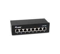 Equip 326621 Panneau de Brassage blindé 8 Ports Cat.6A Noir