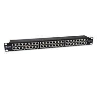 Equip 326626 Panneau de Brassage blindé 48 Ports Cat.6A Noir