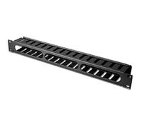 Equip 327313 Panneau de Gestion des câbles de Montage en Rack 19" Noir