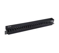 Equip 327314 19" Rack Mount Cable Management Panel - Black