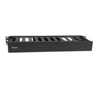 Equip Panneau de gestion des câbles 327318 pour montage en rack Noir 48,3 cm