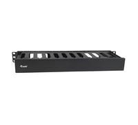 Equip Panneau de gestion des câbles 327318 pour montage en rack Noir 48,3 cm