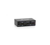 Equip 332712 Répartiteur Vidéo HDMI 1.4, 1x HDMI vers 2x HDMI, 4K (4096x2160) 30Hz, HDCP, 340MHz, Alimentation 5V/1A, Noir, 49x84x20mm