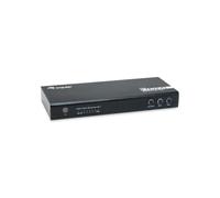 Equip 332726 Commutateur HDMI 5:1 Aluminium Noir, 4K Ultra HD 60Hz, HDCP 2.2, Audio 7.1, Dolby DTS, Télécommande, 70x20x165mm