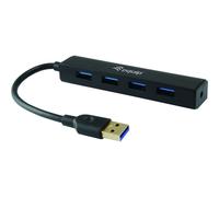 Equip Hub USB 4 Ports USB 3.0 Noir