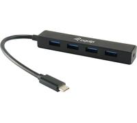 Equip 128954 hub & concentrateur USB 3.0 (3.1 Gen 1) Type-C 5000 Mbit/s Noir - Hubs & concentrateurs (USB 3.0 (3.1 Gen 1) Type-C, USB 3.0 (3.1 Gen 1) Type-A, 5000 Mbit/s, Noir, Plastique, CE)