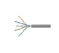 Equip 404539 Câble Réseau Cat6 F/UTP (FTP) Gris 305m LSZH Conducteur Cuivre 23/1 AWG 250MHz PoE Gigabit Ethernet Eca RoHS