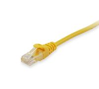 Equip Câble patch Cat6A U/UTP 2xRJ45 0.50m jaune LSZH Polybag