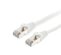 Equip 605511 RJ45 Câble réseau, câble patch CAT 6 S/FTP 2.00 m blanc contacts dorés