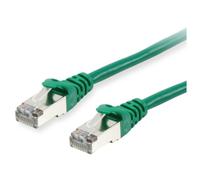 equip - Cordon de raccordement - RJ-45 (M) pour RJ-45 (M) - 15 m - FTP - CAT 6 - moulé, bloqué - vert