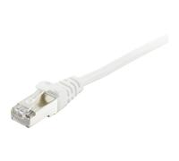 Equip 605550 RJ45 Câble réseau, câble patch CAT 6 S/FTP 50.00 m blanc contacts