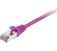 Equip 605554 RJ45 Câble réseau, câble patch CAT 6 S/FTP 5.00 m violet contacts dorés 1 pc(s)