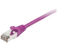 Equip 605557 RJ45 Câble réseau, câble patch CAT 6 S/FTP 0.50 m violet contacts dorés