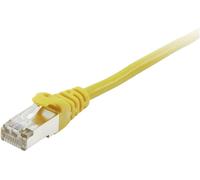 Equip 605566 RJ45 Câble réseau, câble patch CAT 6 S/FTP 10.00 m jaune contacts dorés 1 pc(s)