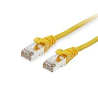 Equip 605567 RJ45 Câble réseau, câble patch CAT 6 S/FTP 0.50 m jaune contacts dorés