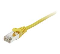 Equip Câble patch RJ45 CAT6 S/FTP 15 m Jaune contacts dorés (605568)
