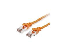 Equip 605570 Câble Réseau Cat6 S/FTP (S-STP) Orange 1m RJ-45 Mâle Contacts Or LSZH PoE+ 1000 Mbit/s 250 MHz
