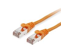 Equip 605574 RJ45 Câble réseau, câble patch CAT 6 S/FTP 5.00 m orange contacts dorés 1 pc(s)
