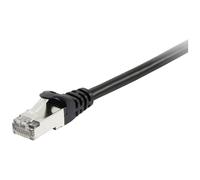 Equip 605598 RJ45 Câble réseau, câble patch CAT 6 S/FTP 15.00 m noir contacts