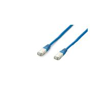 Equip 605634 Câble réseau Cat6a S/FTP (S-STP) 5m Bleu RJ-45 Contacts Or 10Gbps, Conducteur Cuivre, Gaine LSZH, PoE+/PoE++