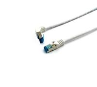 Equip 605801 Câble patch Cat.6A S/FTP coudé vers fiche droite Blanc 2 m