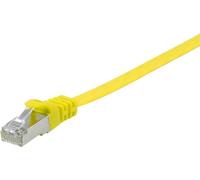 Equip 607667 Equip Câble patch Cat6A U/FTP 2xRJ45 0.50m jaune LSZH