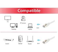 Equip 635517 Equip Câble patch Cat6 60x/Box S/FTP 2xRJ45 0.50m ws LSZH