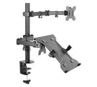 equip - Kit de montage - pour écran LCD / ordinateur portable - Taille d'écran : 13"-32" - montrable sur bureau Noir G