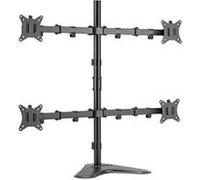 Equip Support de table pour moniteur 650127 quadruple articulé 17"-32" VESA 75/100mm 9 kg/écran