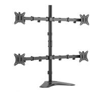 Equip 650127 Supporto da Tavolo Articolato per 4 Monitor 17"-32" Nero
