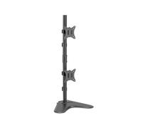 Equip 650128 Supporto Verticale per 2 Monitor 17"-32" Nero Capacità 9kg Regolabile
