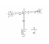 Equip 650167 Support de Bureau articulé pour Double écran, 17"-32", Blanc