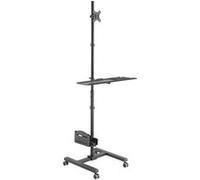 Equip Station de travail mobile 650171 – à écran unique 17"-32"