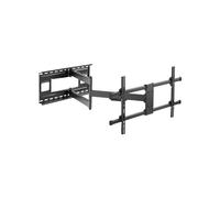Equip 650327 Support mural TV 43-80" Acier Inox, VESA 200x200-800x400, Inclinable -15°/+5°, Pivotant -90°/+90°, Charge 50kg, Distance Mur 8.2-101.5cm