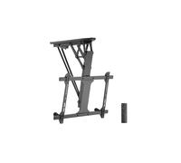 Equip 650329 Support TV Motorisé Plafond 32-70" (81.3-177.8cm), VESA 200x100-600x400, Inclinaison 0-75°, Charge Max 35kg, Télécommande RF, Noir