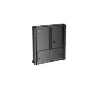 Equip 650345 Support Mural Interactif 55"-86" (139.7-218cm) VESA 200x200-600x600, Réglage Hauteur Manuel, Charge Max 65kg, Anti-vol, Noir