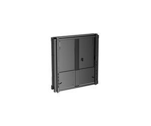 Equip 650345 Support Mural Interactif 55"-86" (139.7-218cm) VESA 200x200-600x600, Réglage Hauteur Manuel, Charge Max 65kg, Anti-vol, Noir