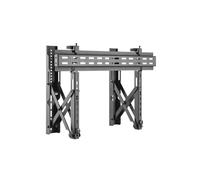 Equip 650351 Support Mural Vidéo Pop-Out 37"-70" (94-177.8cm) VESA 200x200-600x400mm, Charge Max 45kg, Distance Mur 6.8-21.5cm, Métal Noir